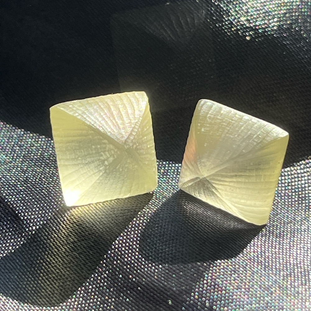 Alexis Bittar Lucite Pyramid Earrings